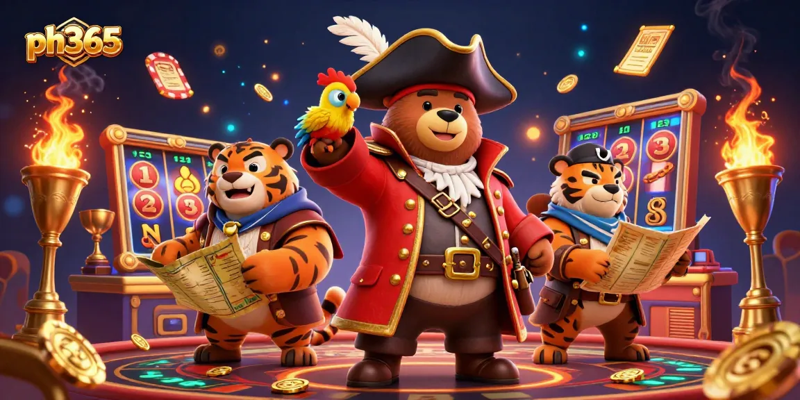 Engage with ph365's thrilling gaming experience featuring dynamic slot machines and vibrant casino elements.