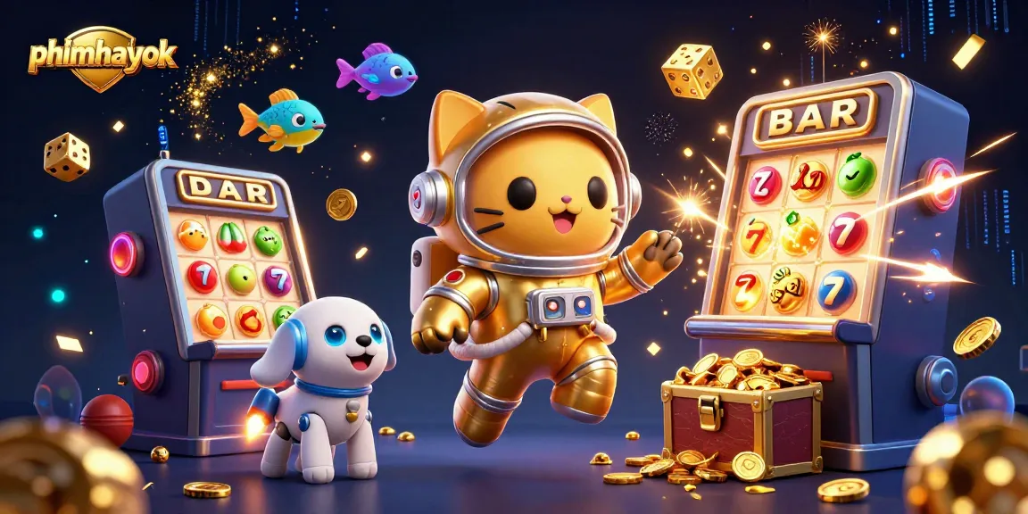 Enjoy vibrant gaming action as phimhayok brings thrilling slot machine jackpots to life with colorful characters.