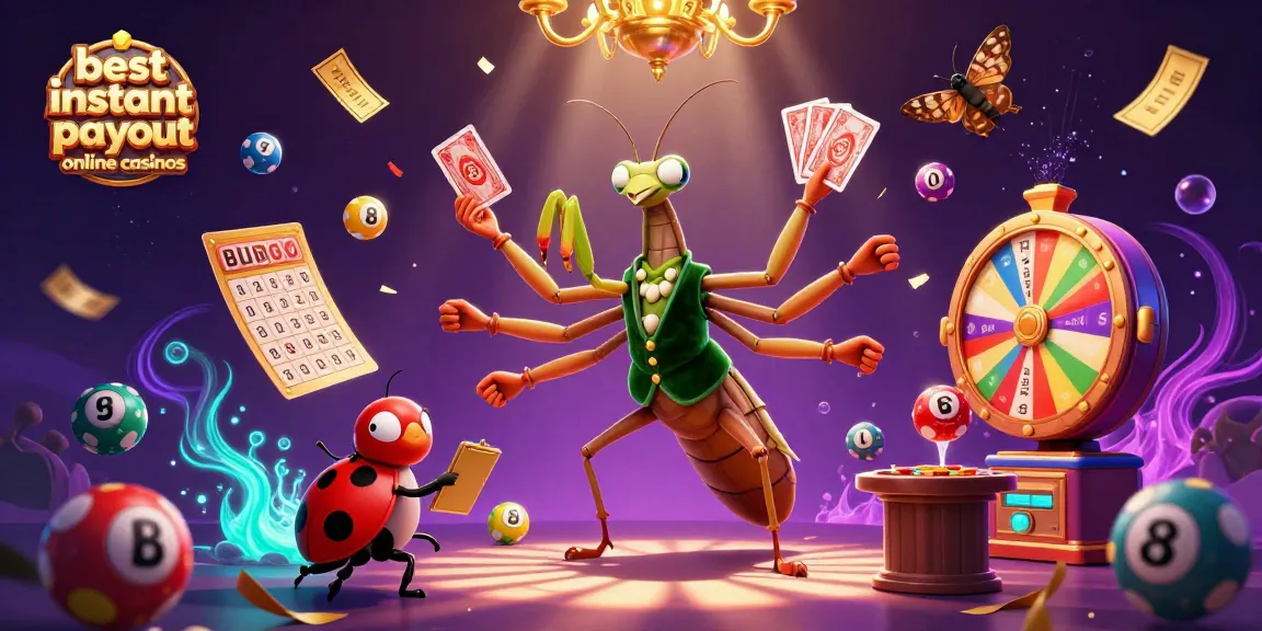 Experience the excitement of best instant payout online casinos with vibrant, dynamic casino elements.