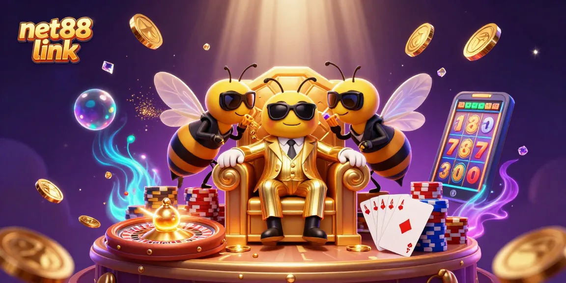 Experience thrilling gameplay with net88 link in an animated, dynamic casino scene featuring unique characters.
