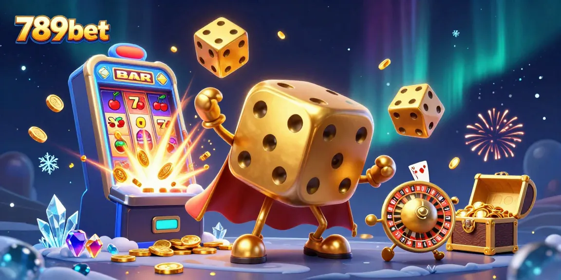 Experience thrilling gaming action with 789bet's vibrant casino scene featuring colorful slots and dynamic characters.