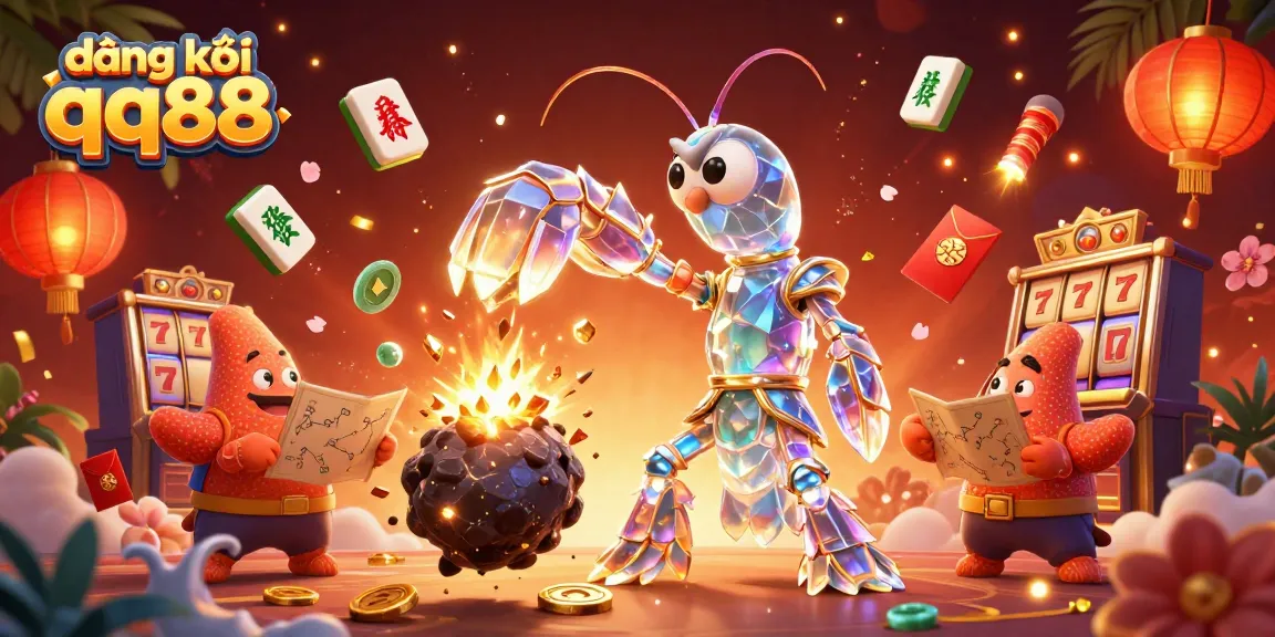 Engage with slots through đăng ký qq88 with galactic samurai and vibrant casino elements.