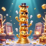 Socolive brings action-packed slot machine excitement with golden totem pole characters and casino elements.